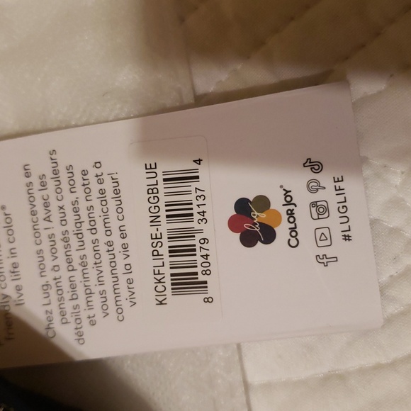 NWT Lug Satin Luxe Kick Flip In Indigo Blue - Picture 2 of 3